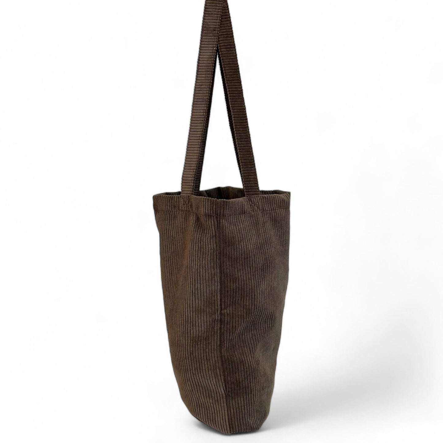 Tote Bag Rib BROWN